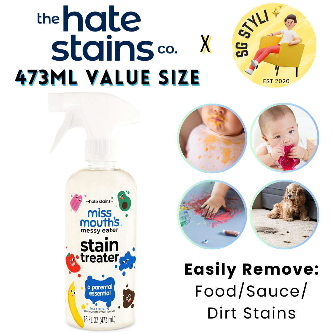 Emergency Stain Remover/ Miss Mouth's Messy Eater Spray or Wipes for Clothes, Fabric, Silk, Linen