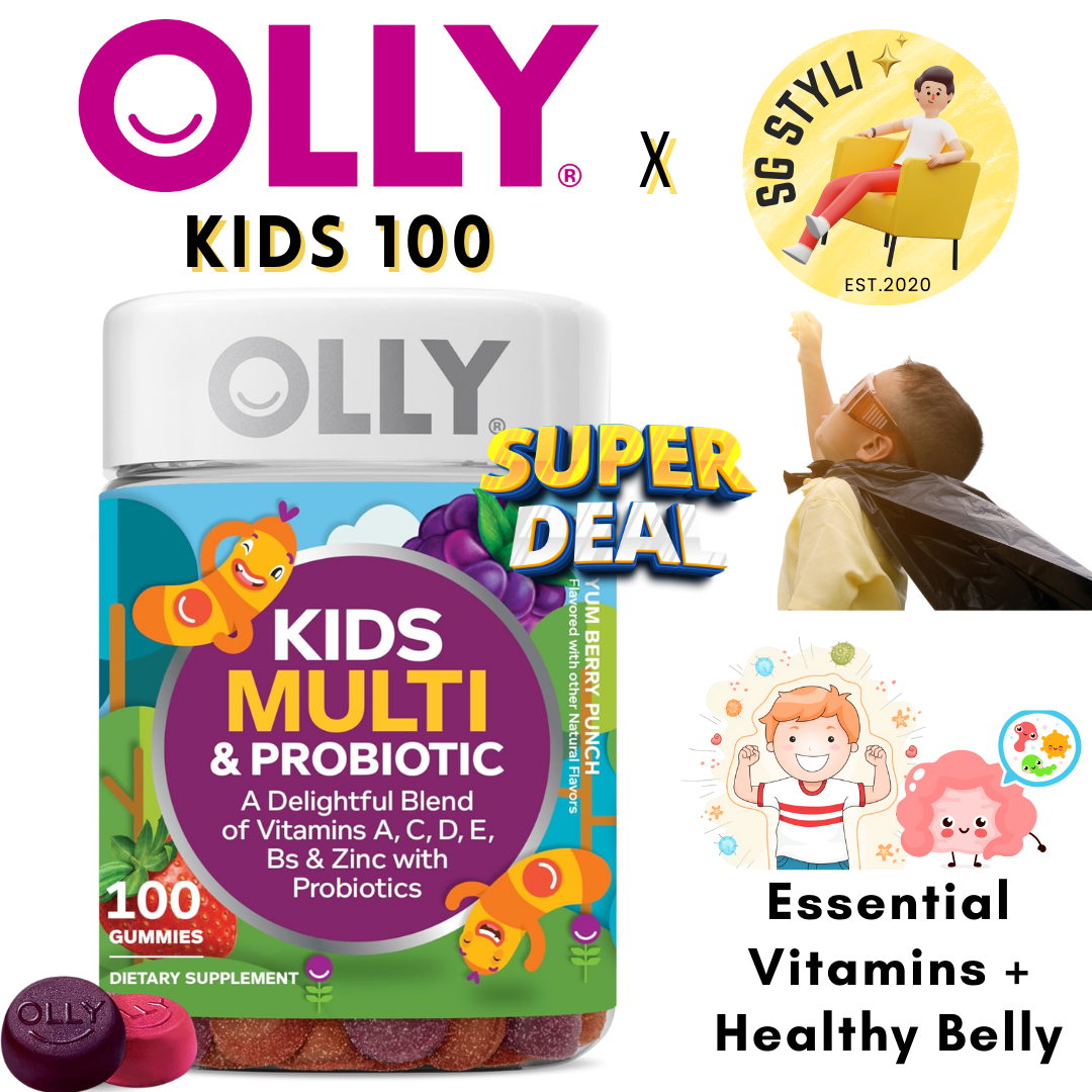Olly Women/Men/Kids Multivitamins 90/130 Gummies (Supports Daily Health) No Sugar Coating