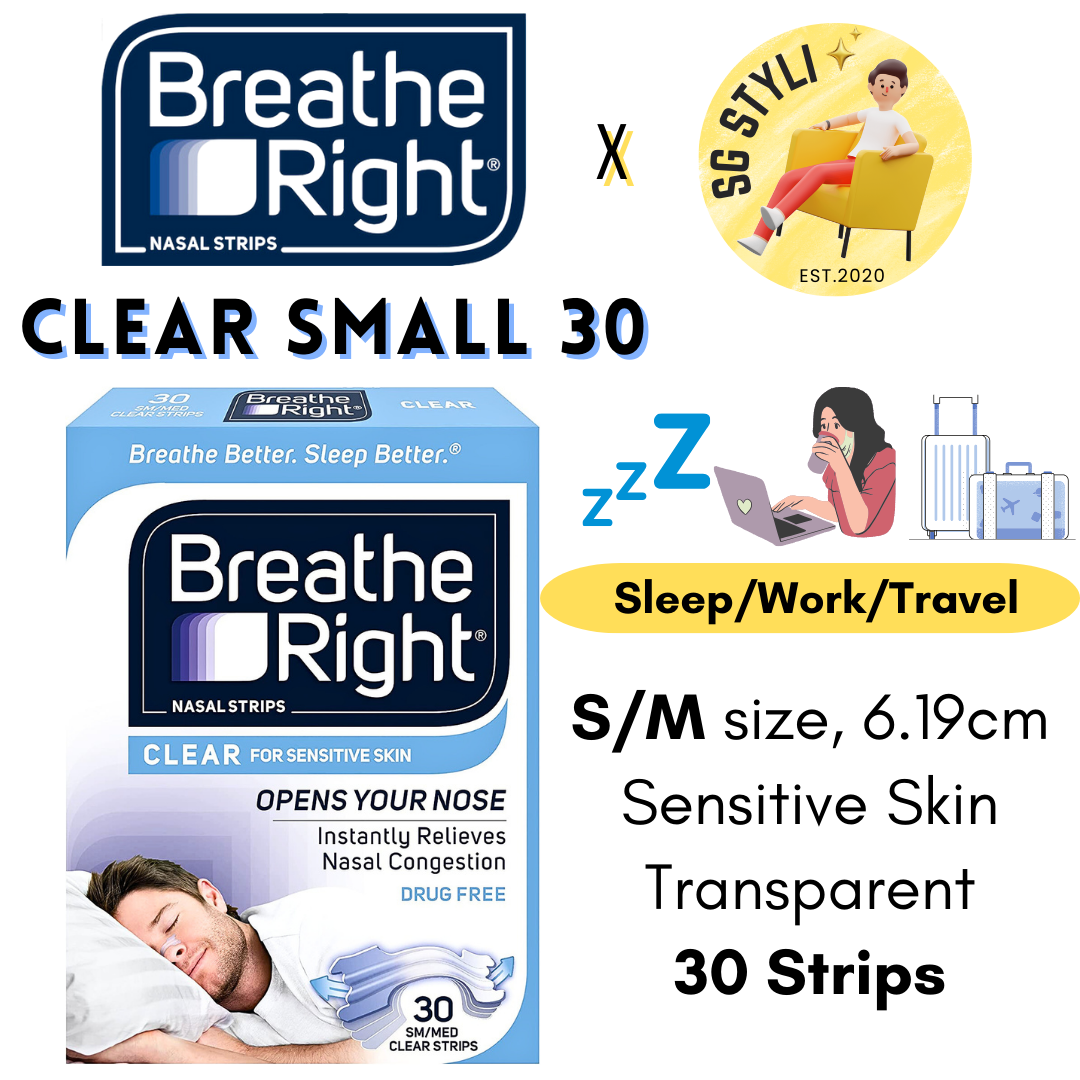 Breathe Right Nasal Strips 10/30/44/72's Extra Strength (Clear/Tan) (Breathe Better)