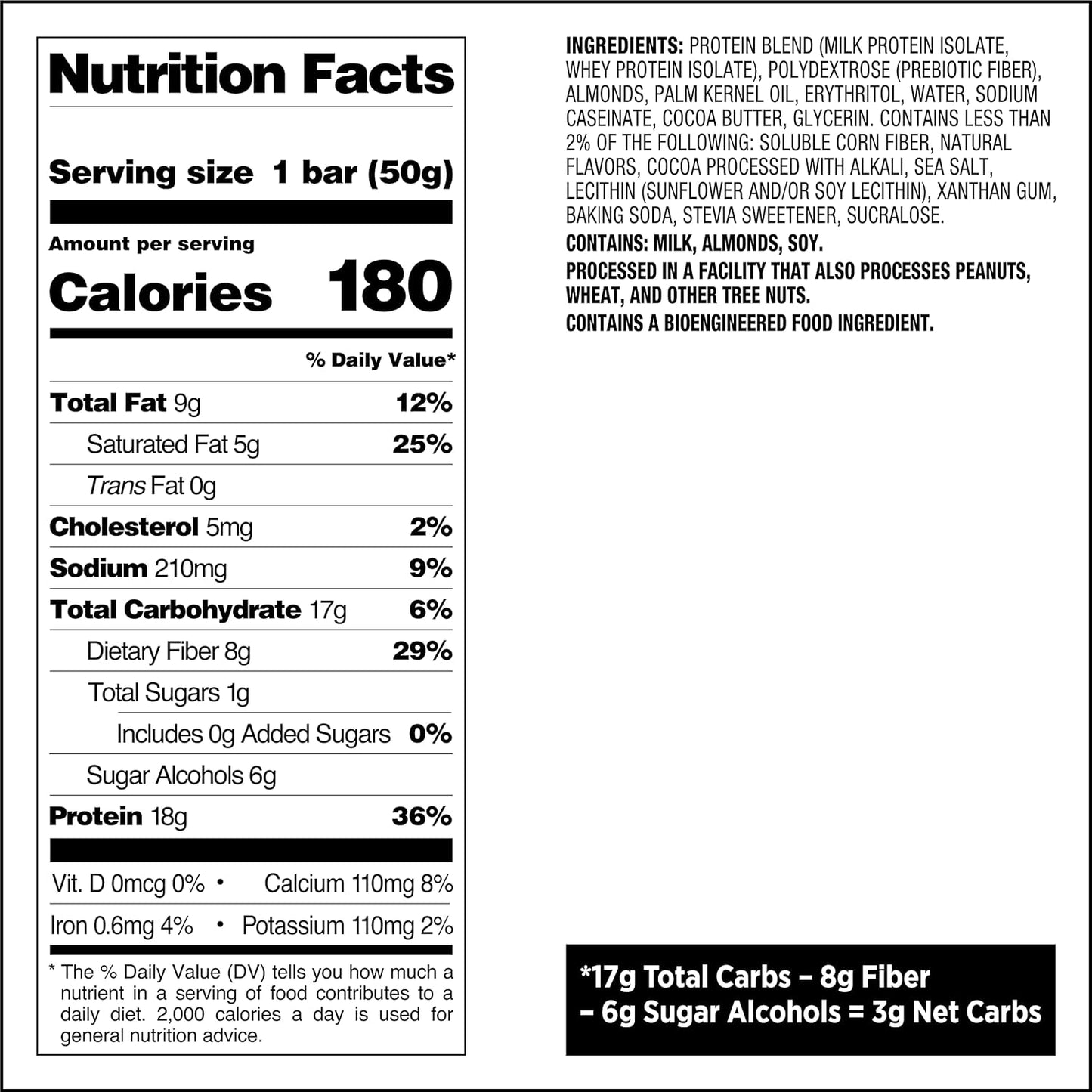 Quest Nutrition Protein 12 Bars Chocolate - Keto Friendly, High Protein