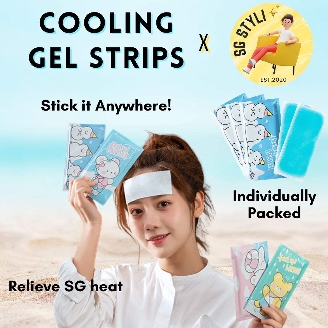 Cooling Gel Patch Cool Fever 2 Strips Per Pack Ice Cold Compress