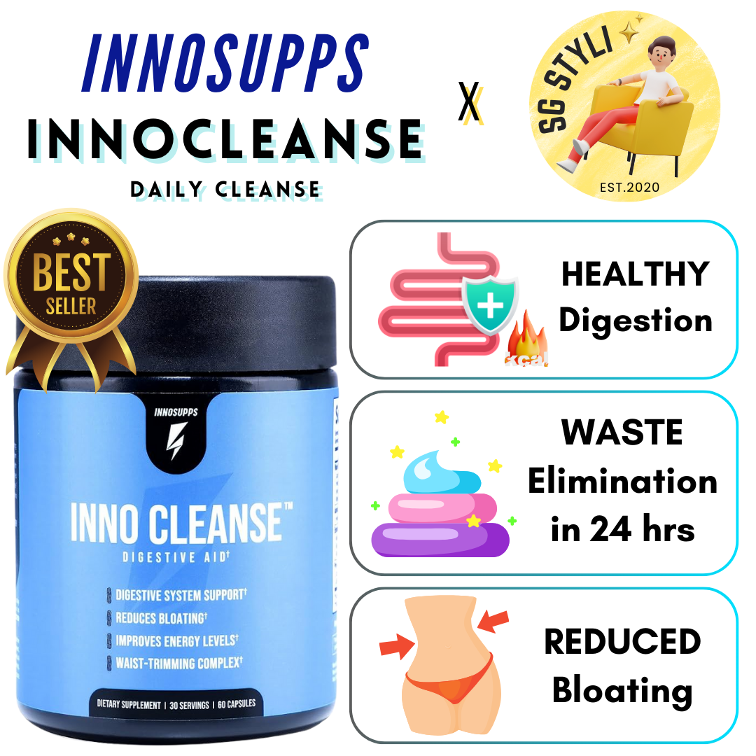 Innocleanse Innosupps Night Shred Black Fat Burner 90 Capsules 3 Months VEGAN Supply Natural Sleep