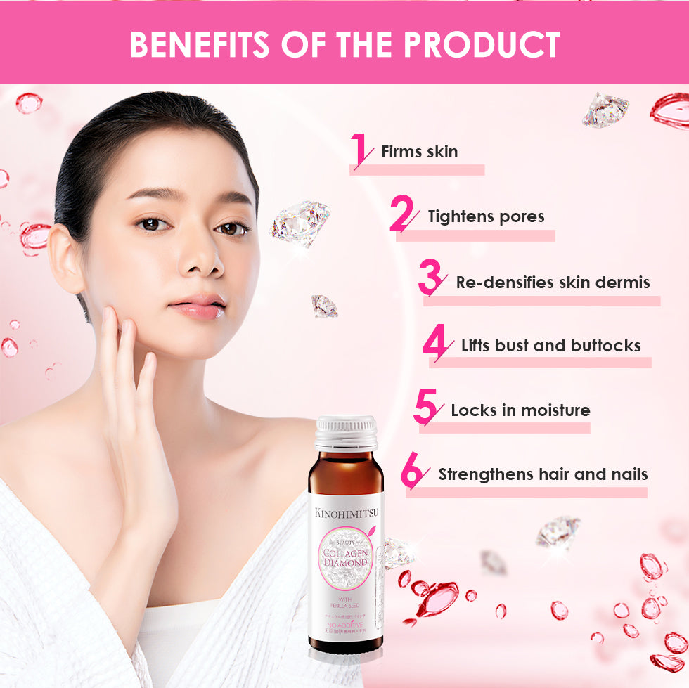 Kinohimitsu Collagen Diamond/Men 10/20/30/64 Bottles (Collagen Drink)