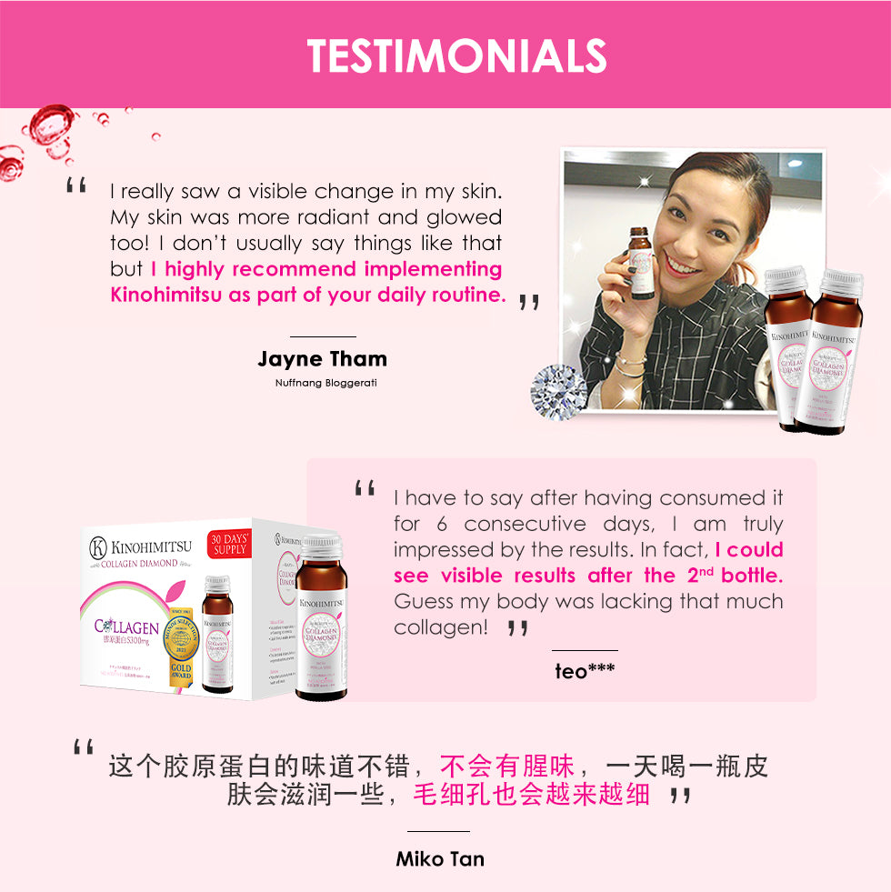 Kinohimitsu Collagen Diamond/Men 10/20/30/64 Bottles (Collagen Drink)