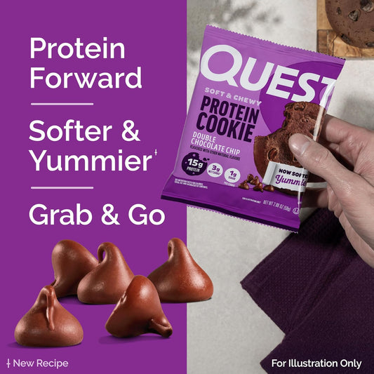 Quest Nutrition Protein 12 Bars Chocolate - Keto Friendly, High Protein