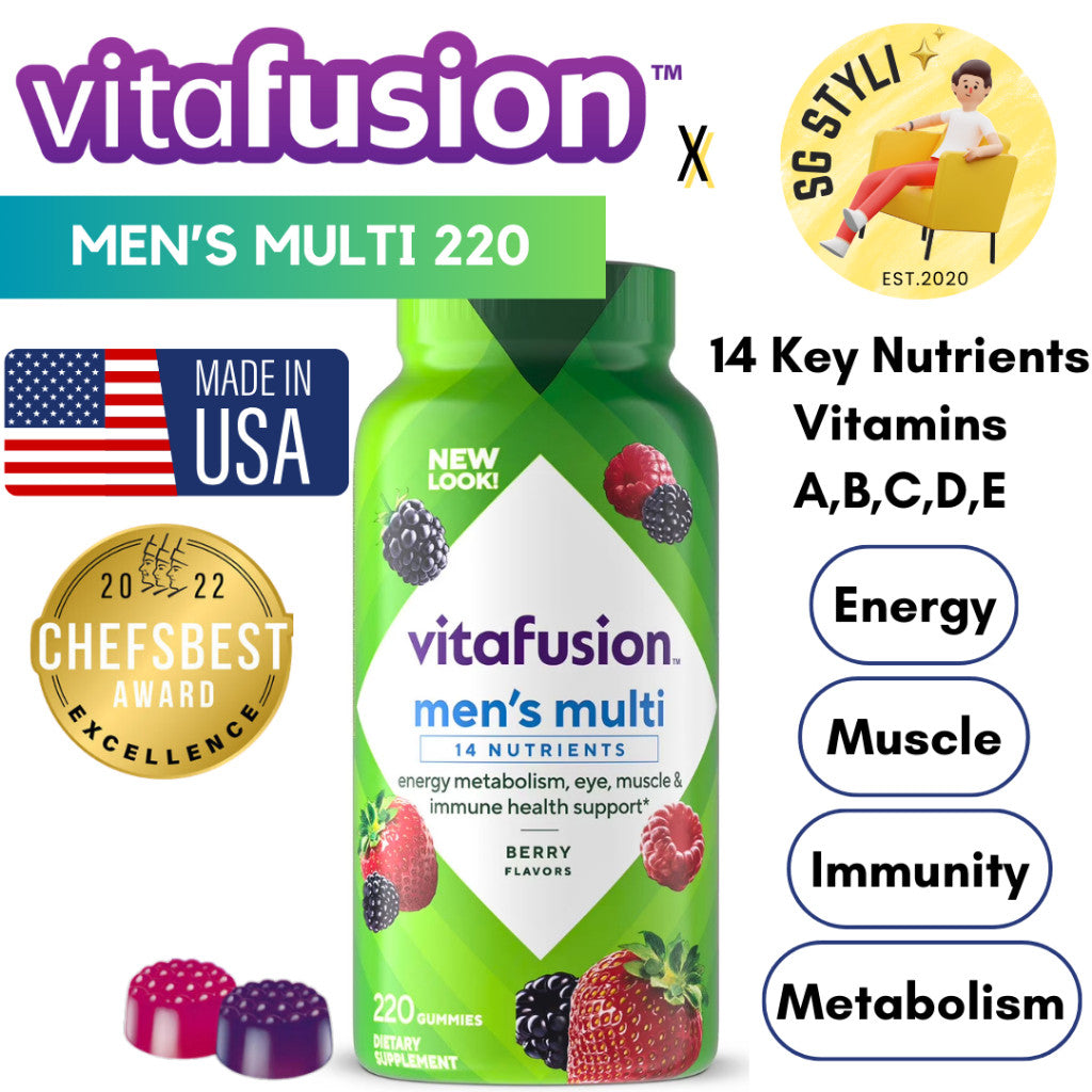 Vitafusion Vegan Multivitamins Women/Men Chewy Gummy