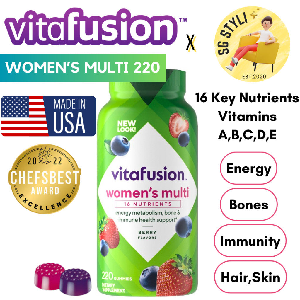 Vitafusion Vegan Multivitamins Women/Men Chewy Gummy