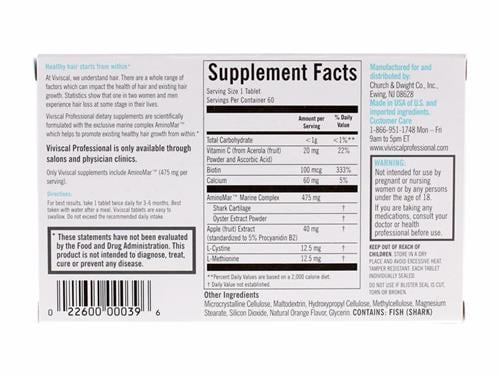 Viviscal Professional PRO 60/180 Tabs (Hair Growth Supplements)