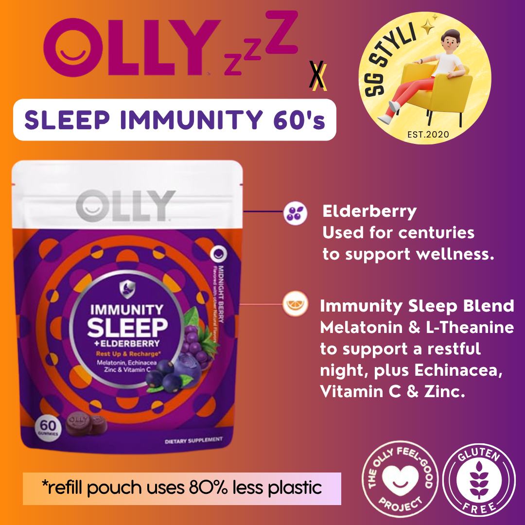 Olly Sleep 50/110 Gummy Vitamins 3mg/5mg/10mg Melatonin (Better Sleep)