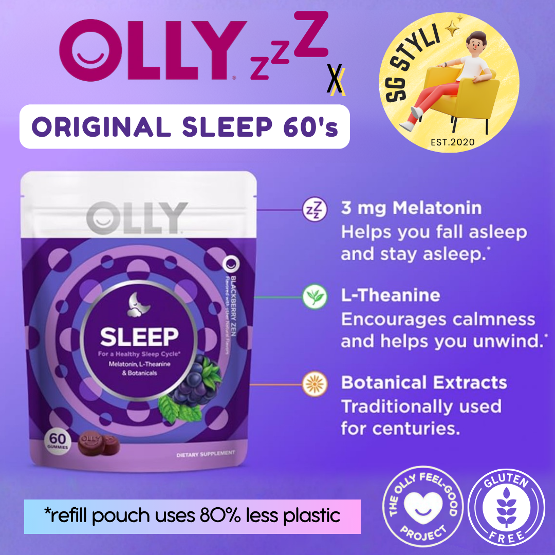 Olly Sleep 50/110 Gummy Vitamins 3mg/5mg/10mg Melatonin (Better Sleep)