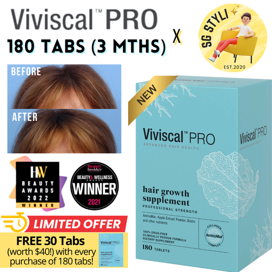 Viviscal Professional PRO 60/180 Tabs (Hair Growth Supplements)