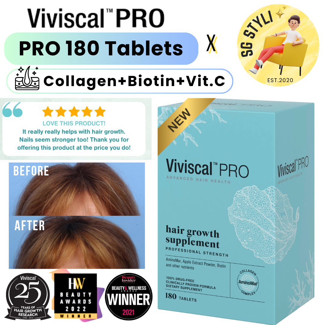 Viviscal Professional PRO 60/180 Tabs (Hair Growth Supplements)