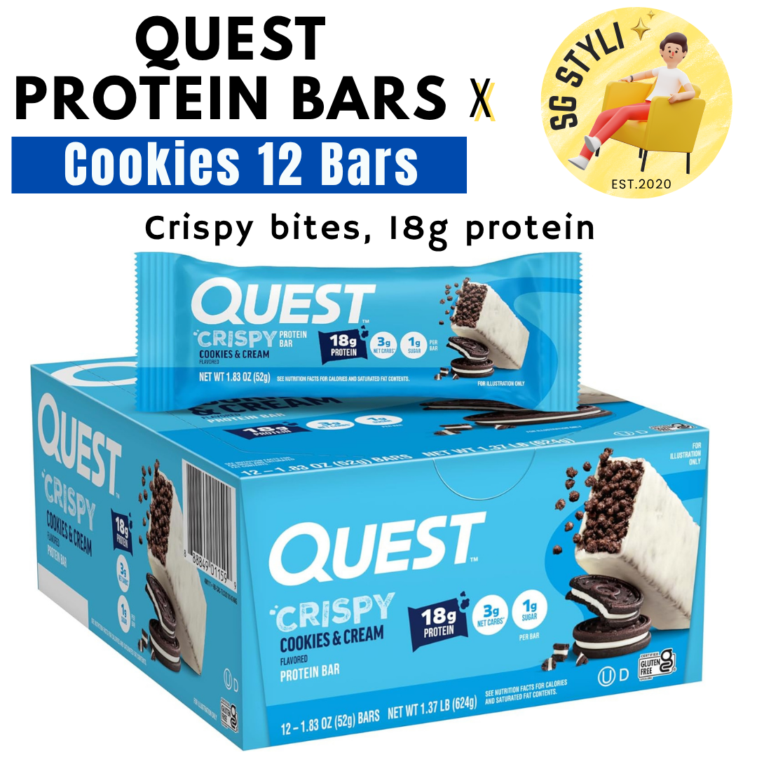 Quest Nutrition Protein 12 Bars Chocolate - Keto Friendly, High Protein