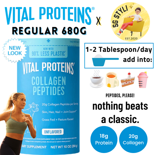 Vital Proteins Collagen Peptides 567g/680g Unflavored Value Size