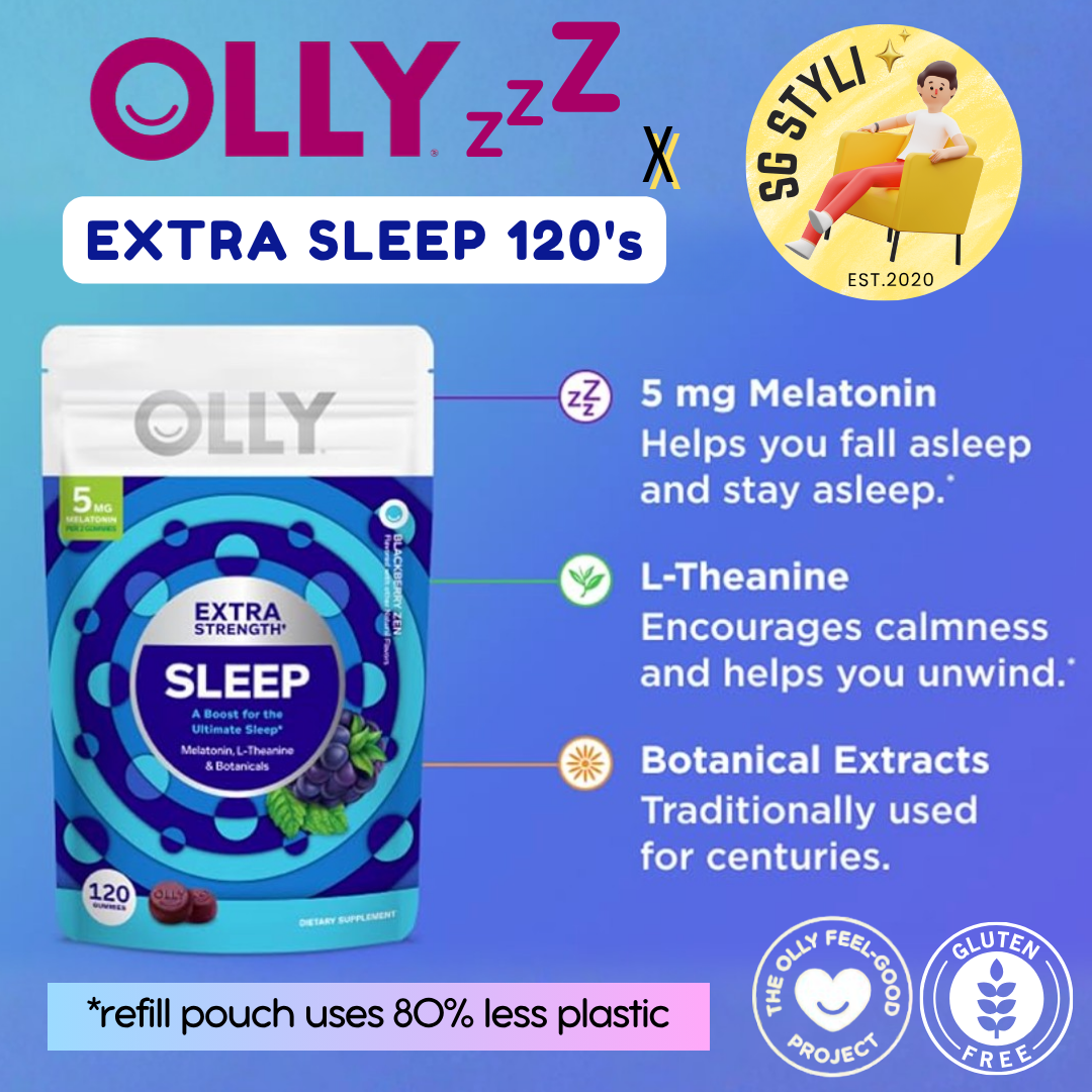 Olly Sleep 50/110 Gummy Vitamins 3mg/5mg/10mg Melatonin (Better Sleep)