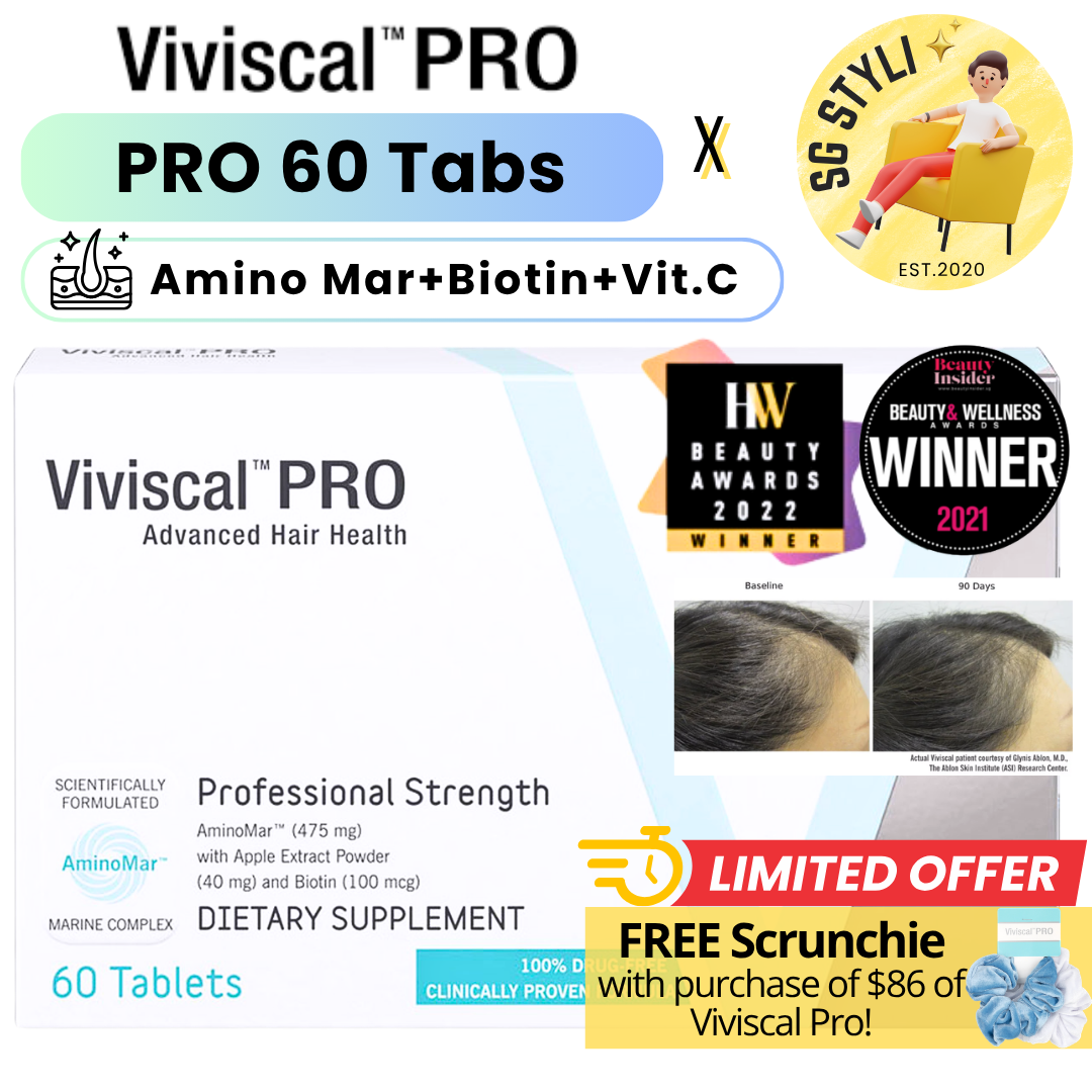 Viviscal Professional PRO 60/180 Tabs (Hair Growth Supplements)