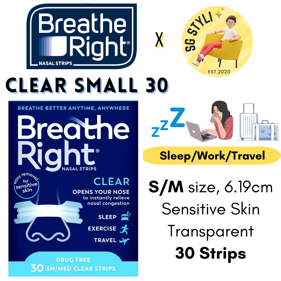 Breathe Right Nasal Strips 10/30/44/72's Extra Strength (Clear/Tan) (Breathe Better)