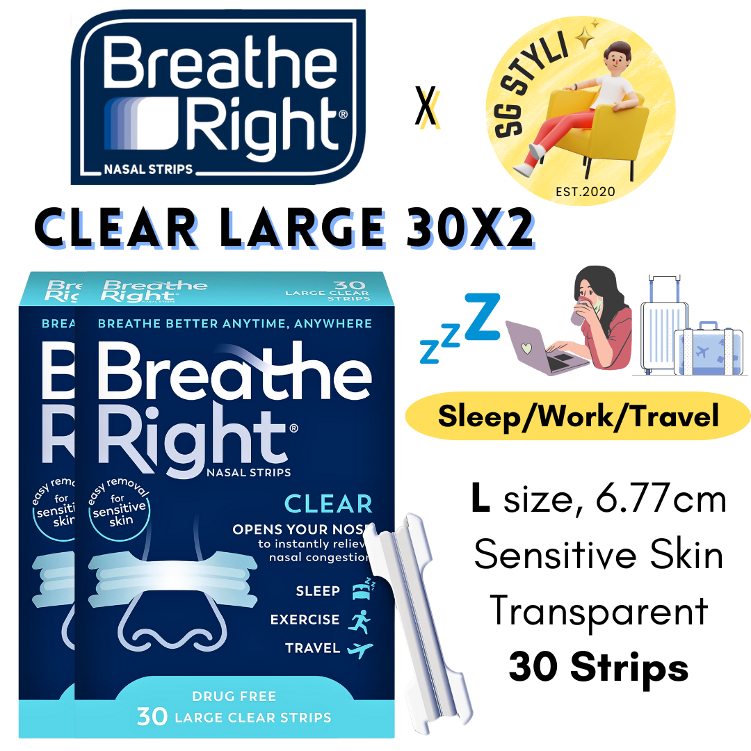 Breathe Right Nasal Strips 10/30/44/72's Extra Strength (Clear/Tan) (Breathe Better)