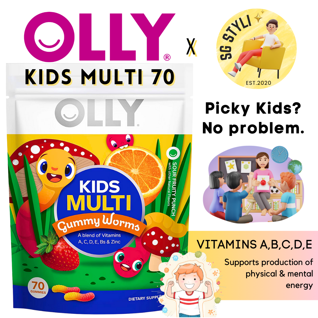 Olly Women/Men/Kids Multivitamins 90/130 Gummies (Supports Daily Health) No Sugar Coating