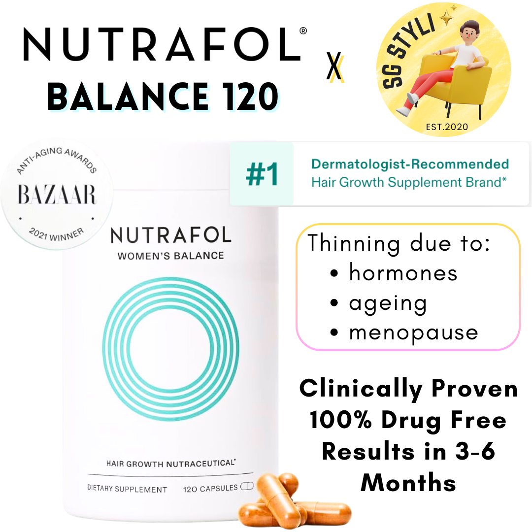 Nutrafol Women/Men/Women Balance 120 Tabs (Strengthen Hair Growth)
