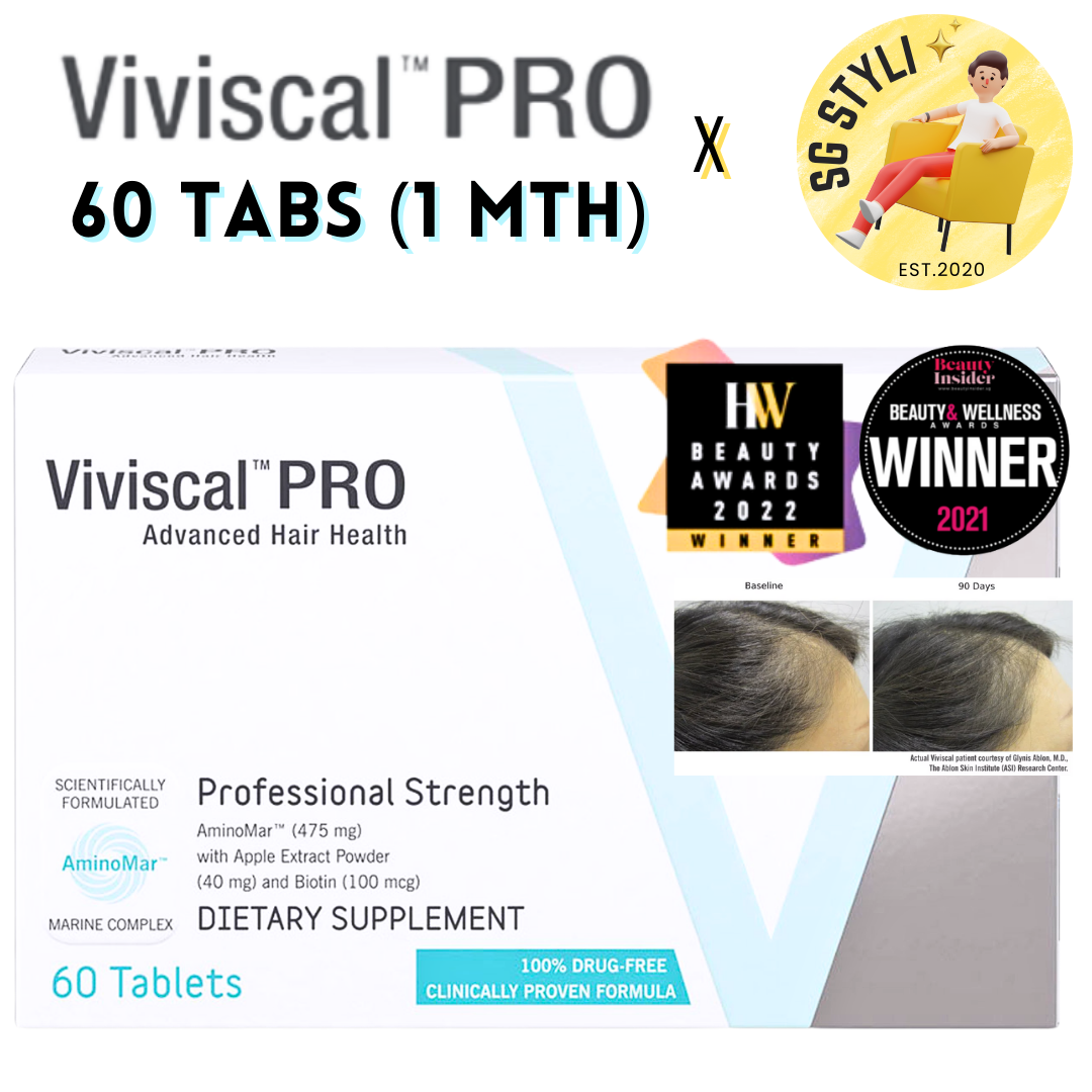 Viviscal Professional PRO 60/180 Tabs (Hair Growth Supplements)