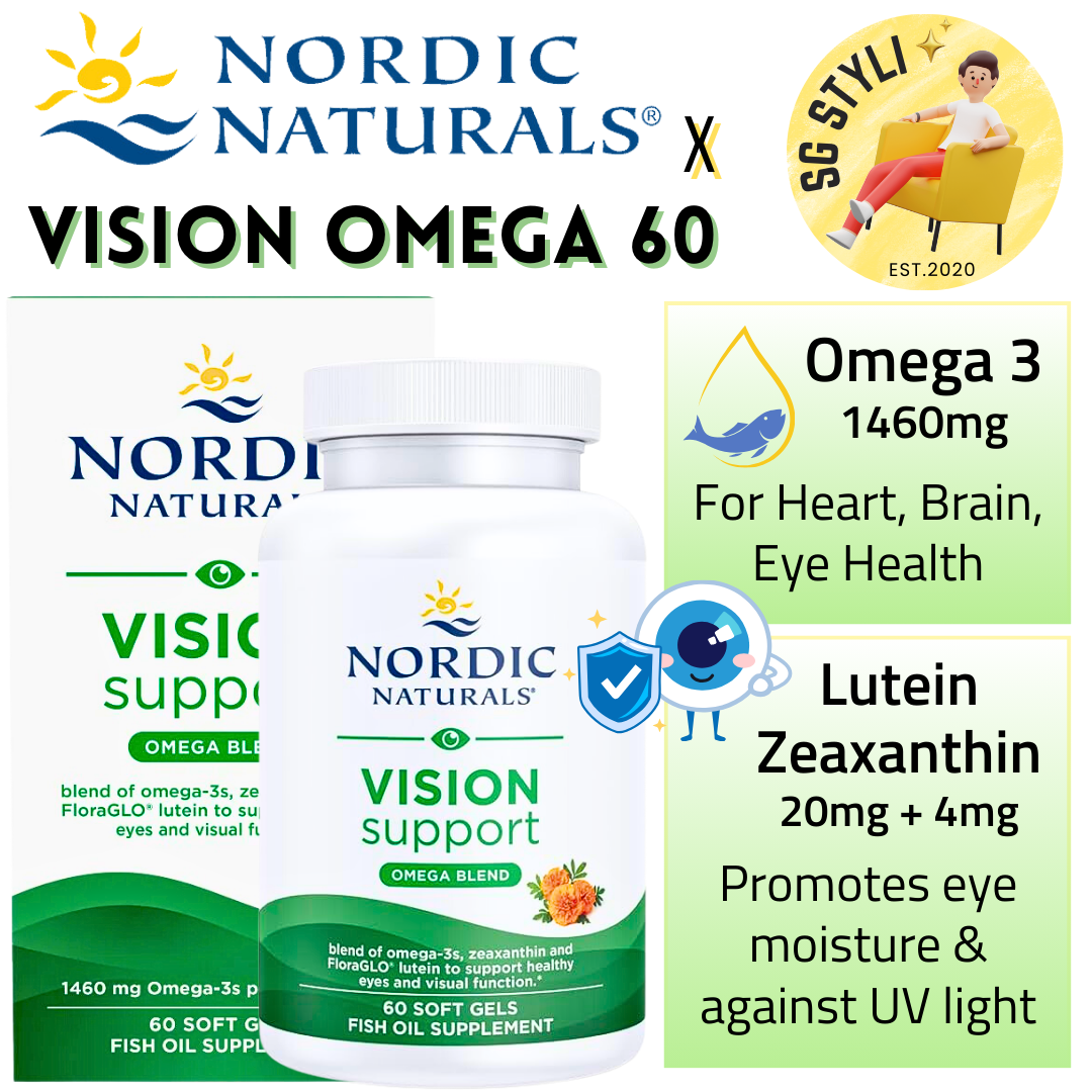 Nordic Naturals Omega 3 Fish Oil 1280mg 60/120/180 Softgels EPA DHA Brain Health