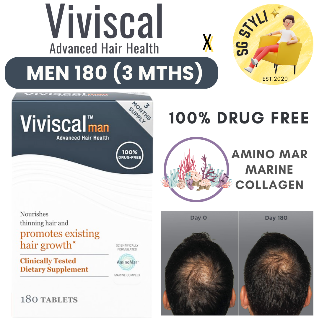 Viviscal Extra Strength Women/Men 60/180 Tabs (Hair Growth Supplements)