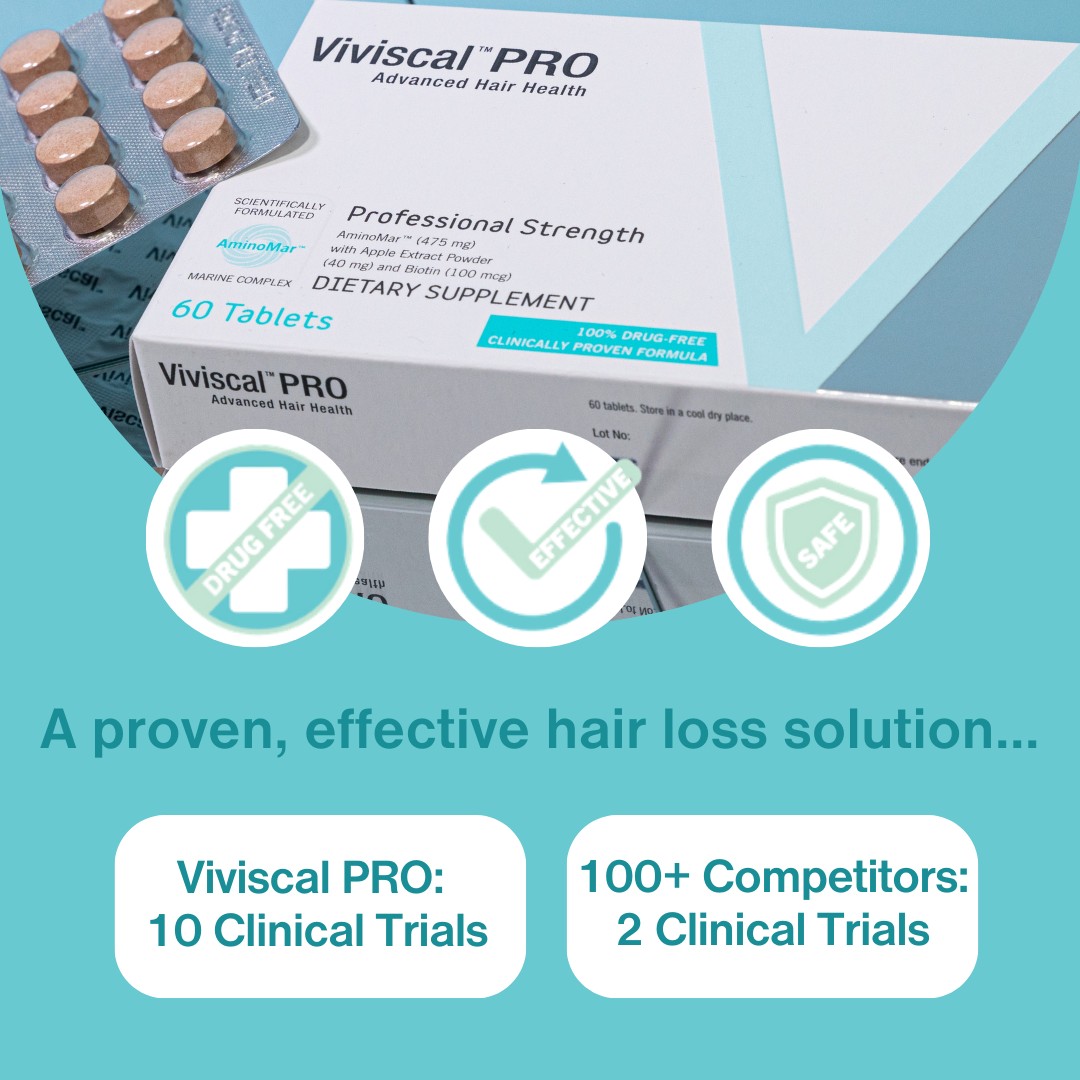 Viviscal Professional PRO 60/180 Tabs (Hair Growth Supplements)