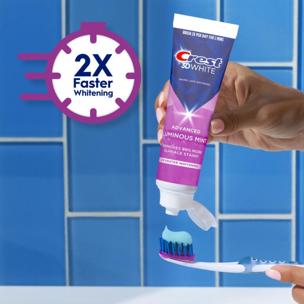 Crest Charcoal/Scope Whitening + Intensive Clean Toothpaste 419g Value 3/4 Packs