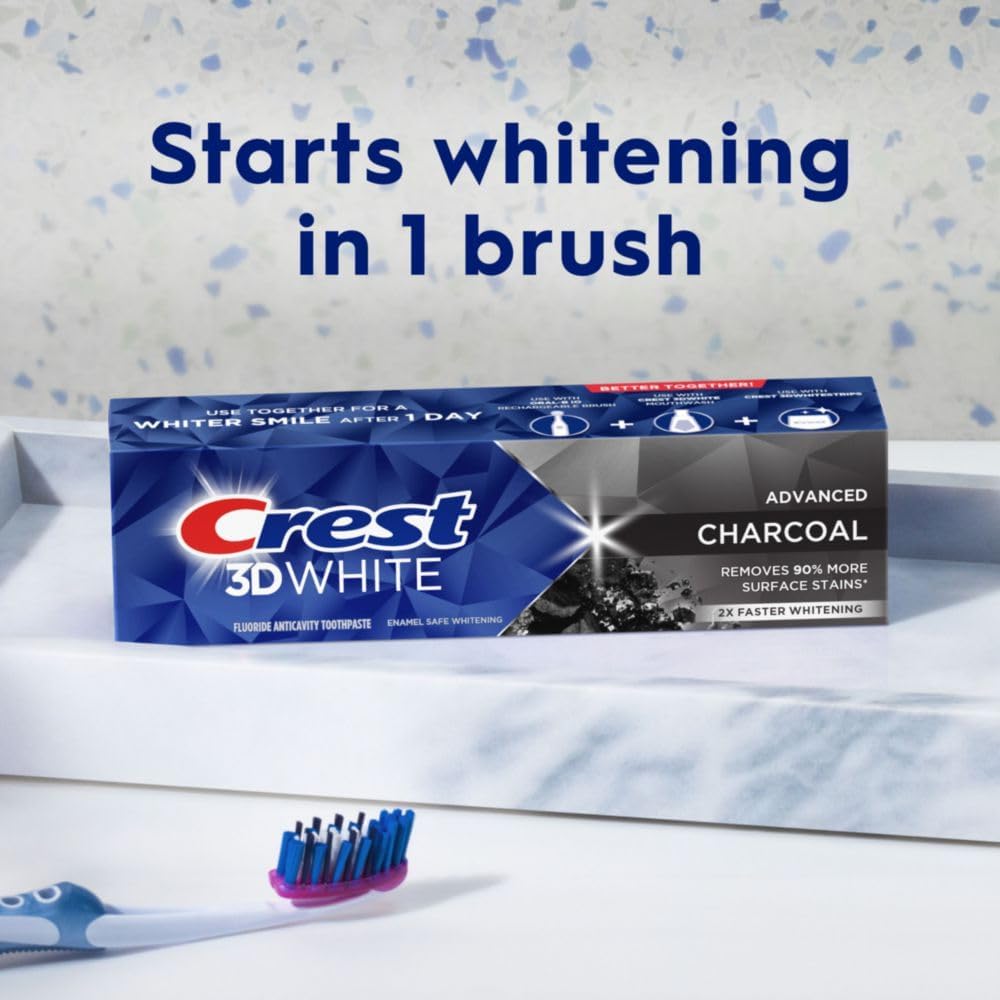 Crest Charcoal/Scope Whitening + Intensive Clean Toothpaste 419g Value 3/4 Packs