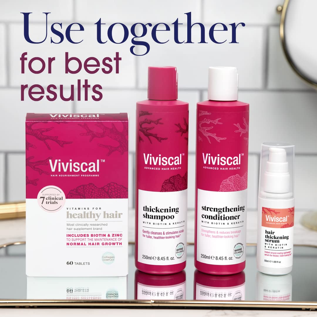 Viviscal Gorgeous Growth Densifying Shampoo/Conditioner 250ml (Woman/Man) (Promotes Hair Growth)
