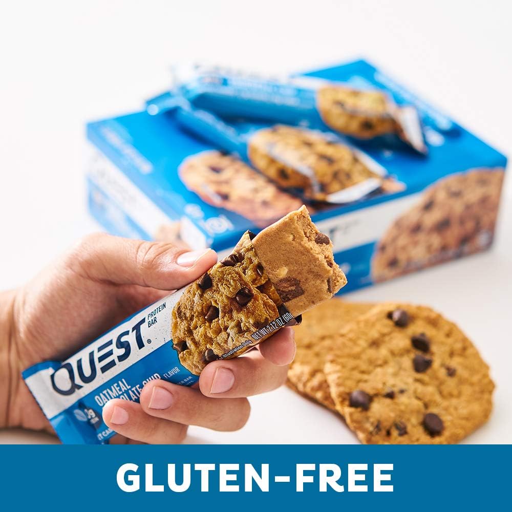 Quest Nutrition Protein 12 Bars Chocolate - Keto Friendly, High Protein