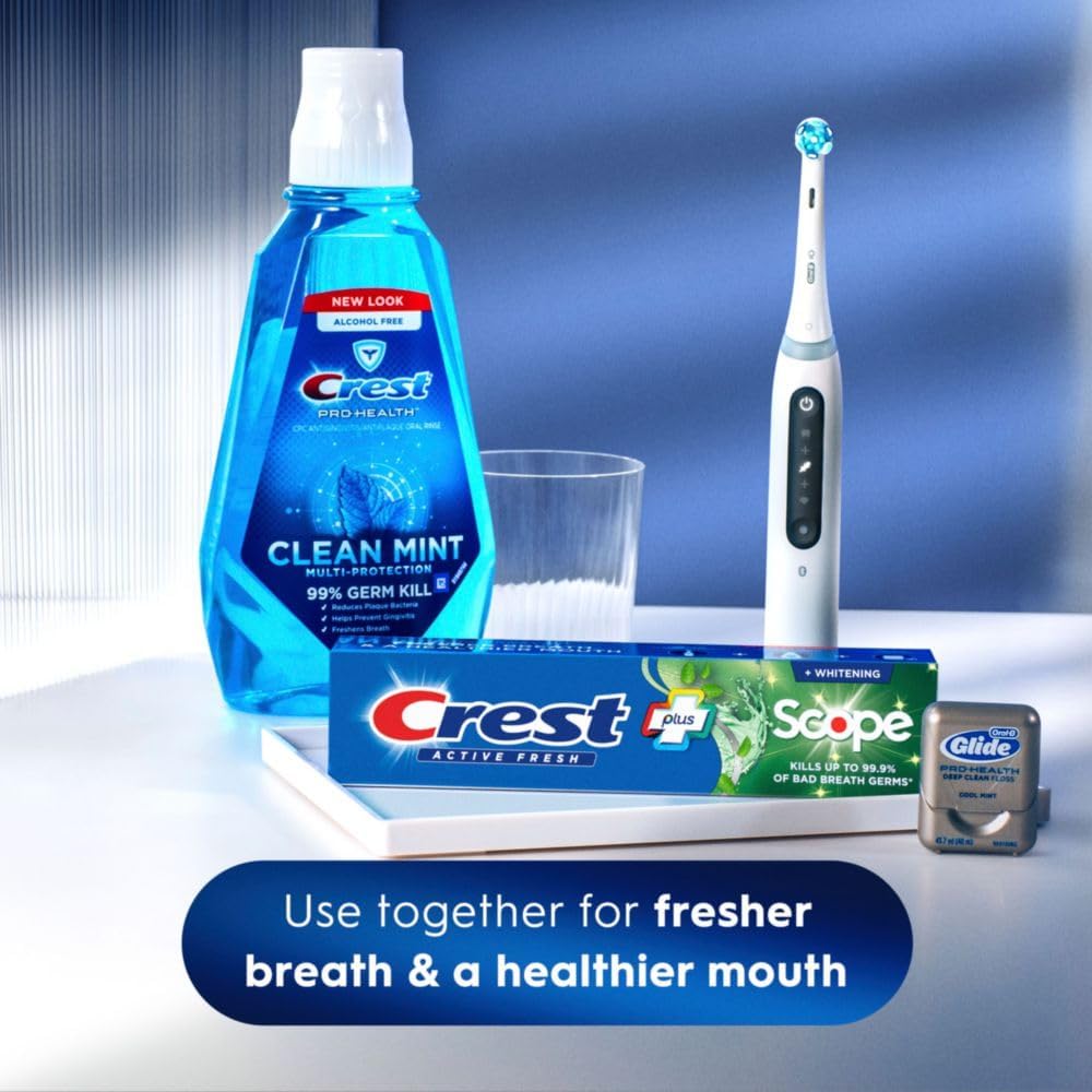 Crest Charcoal/Scope Whitening + Intensive Clean Toothpaste 419g Value 3/4 Packs