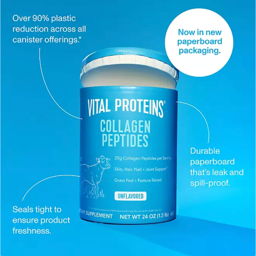 Vital Proteins Collagen Peptides 567g/680g Unflavored Value Size