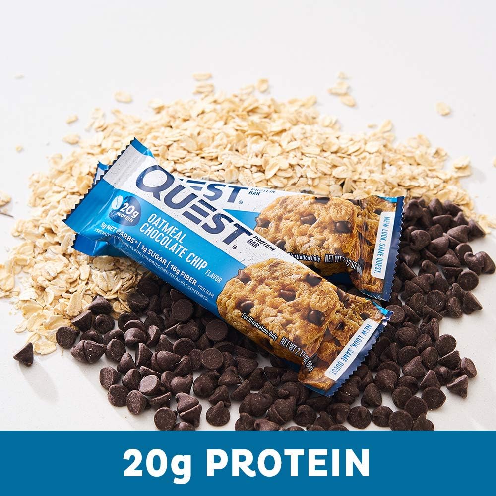 Quest Nutrition Protein 12 Bars Chocolate - Keto Friendly, High Protein
