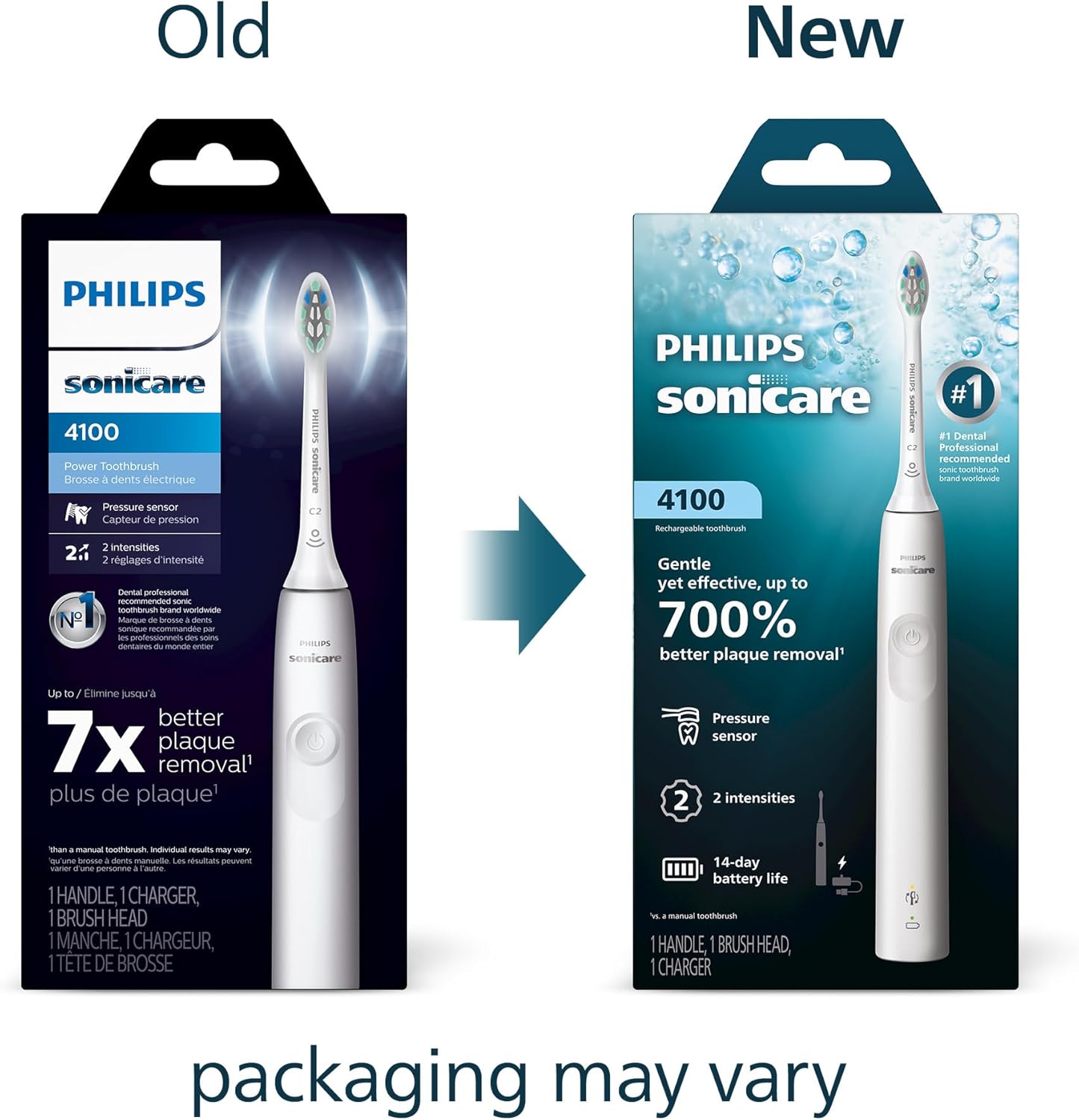 Philips Sonicare 4100 Series New 2022 Rechargeable Electric Toothbrush HX3681
