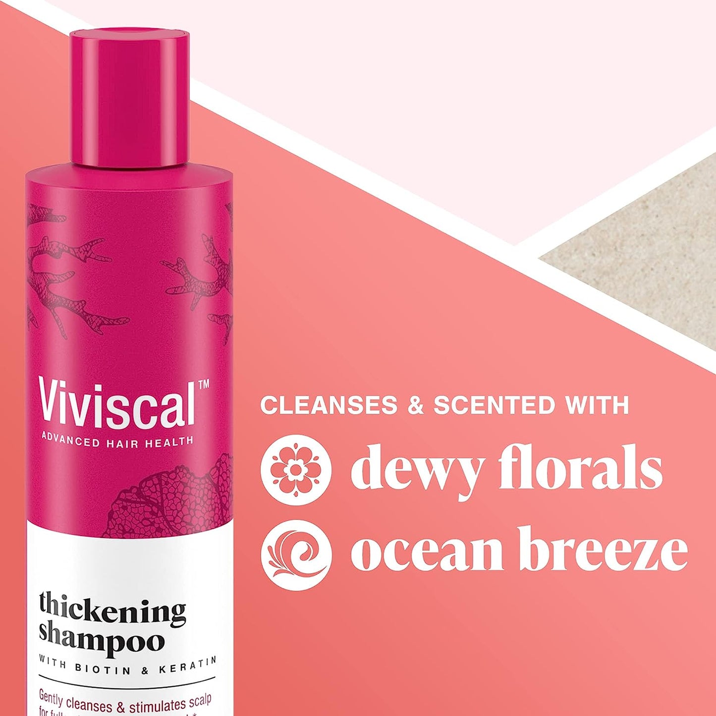 Viviscal Gorgeous Growth Densifying Shampoo/Conditioner 250ml (Woman/Man) (Promotes Hair Growth)