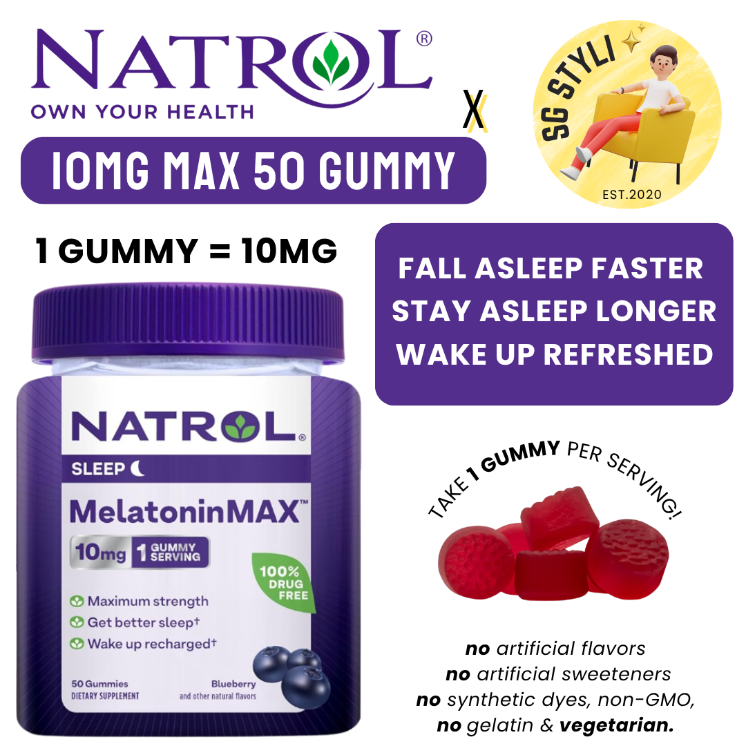 Natrol Melatonin 5/10mg 100/140/150 Sleep Tablets Gummies Timed Release Fast Dissolve