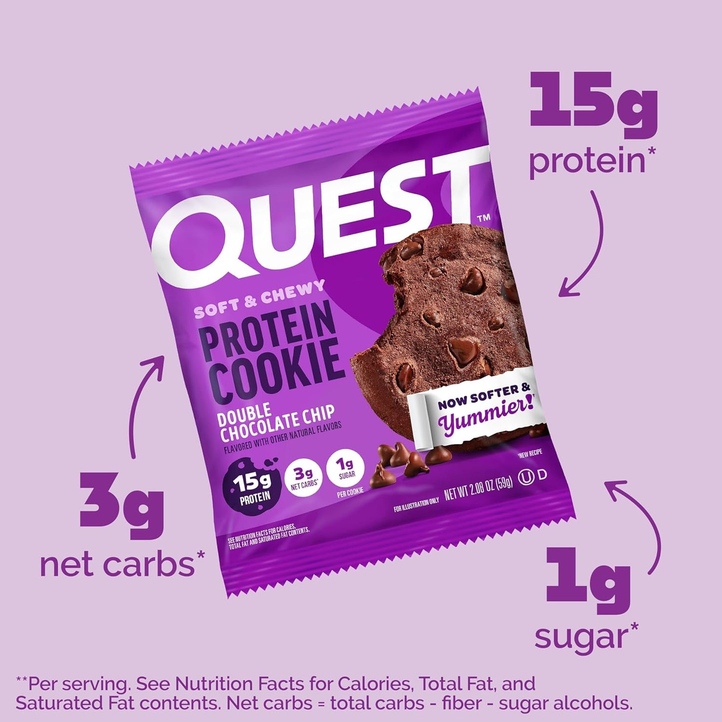 Quest Nutrition Protein 12 Bars Chocolate - Keto Friendly, High Protein