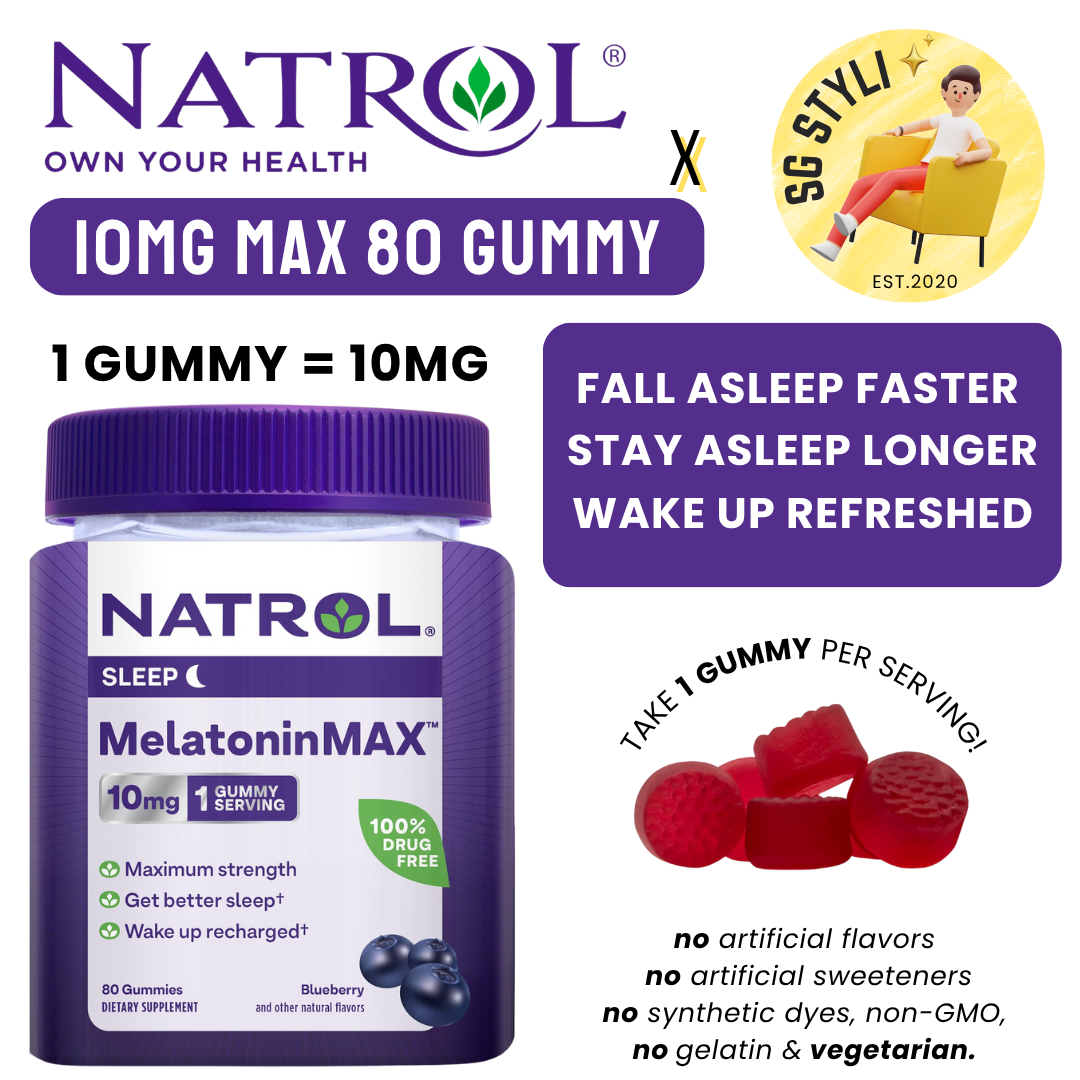 Natrol Melatonin 5/10mg 100/140/150 Sleep Tablets Gummies Timed Release Fast Dissolve