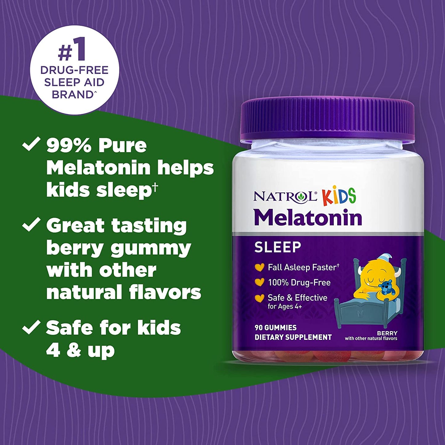 Natrol Melatonin 5/10mg 100/140/150 Sleep Tablets Gummies Timed Release Fast Dissolve