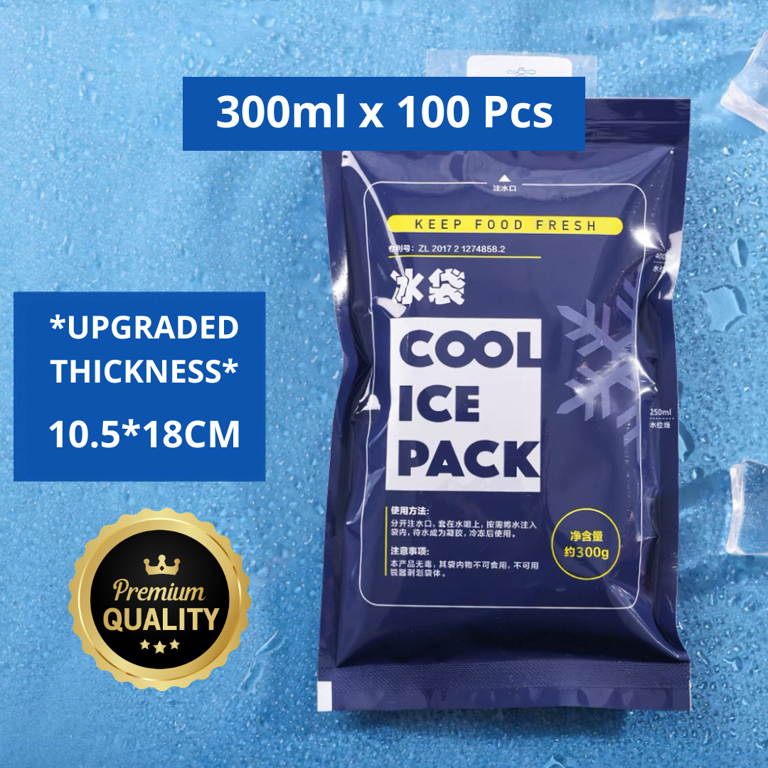Ice Pack 100ML Reusable Gel for Cooler Box/Ice Sports Injury/ Chiller Frozen Food *BULK*