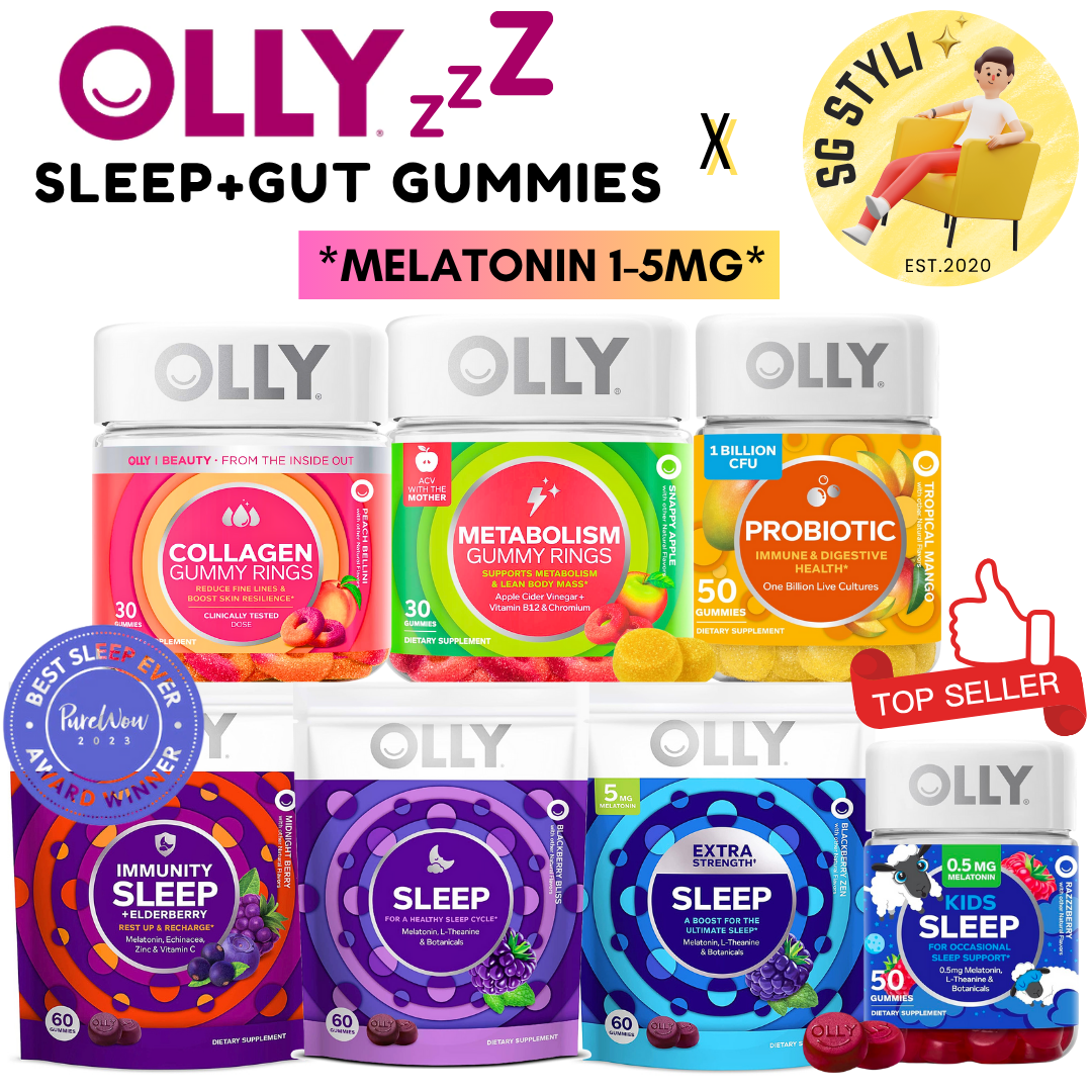 Olly Sleep 50/110 Gummy Vitamins 3mg/5mg/10mg Melatonin (Better Sleep)
