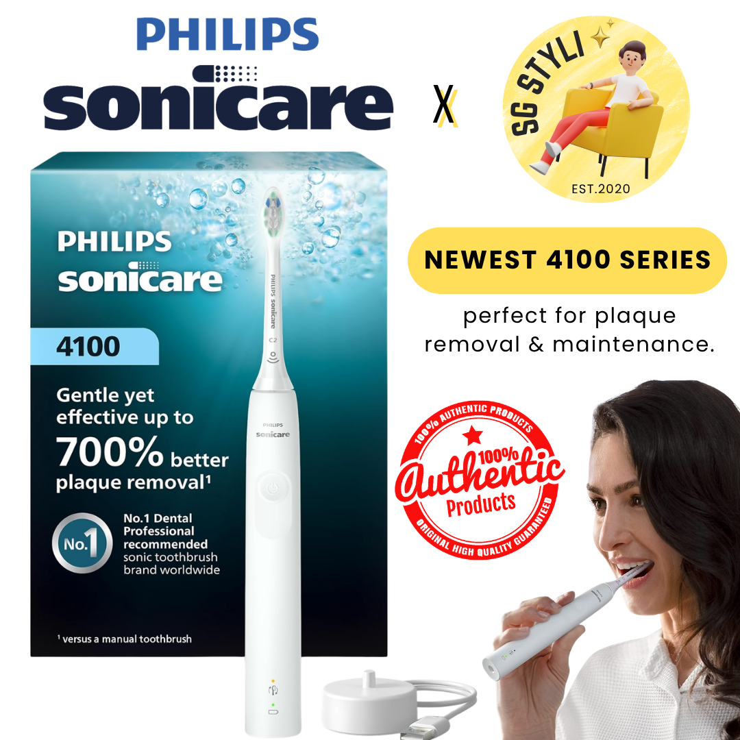 Philips Sonicare 4100 Series New 2022 Rechargeable Electric Toothbrush HX3681
