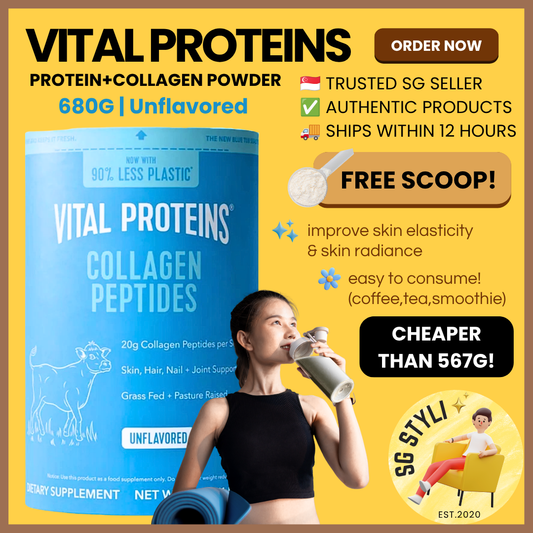 Vital Proteins Collagen Peptides 567g/680g Unflavored Value Size
