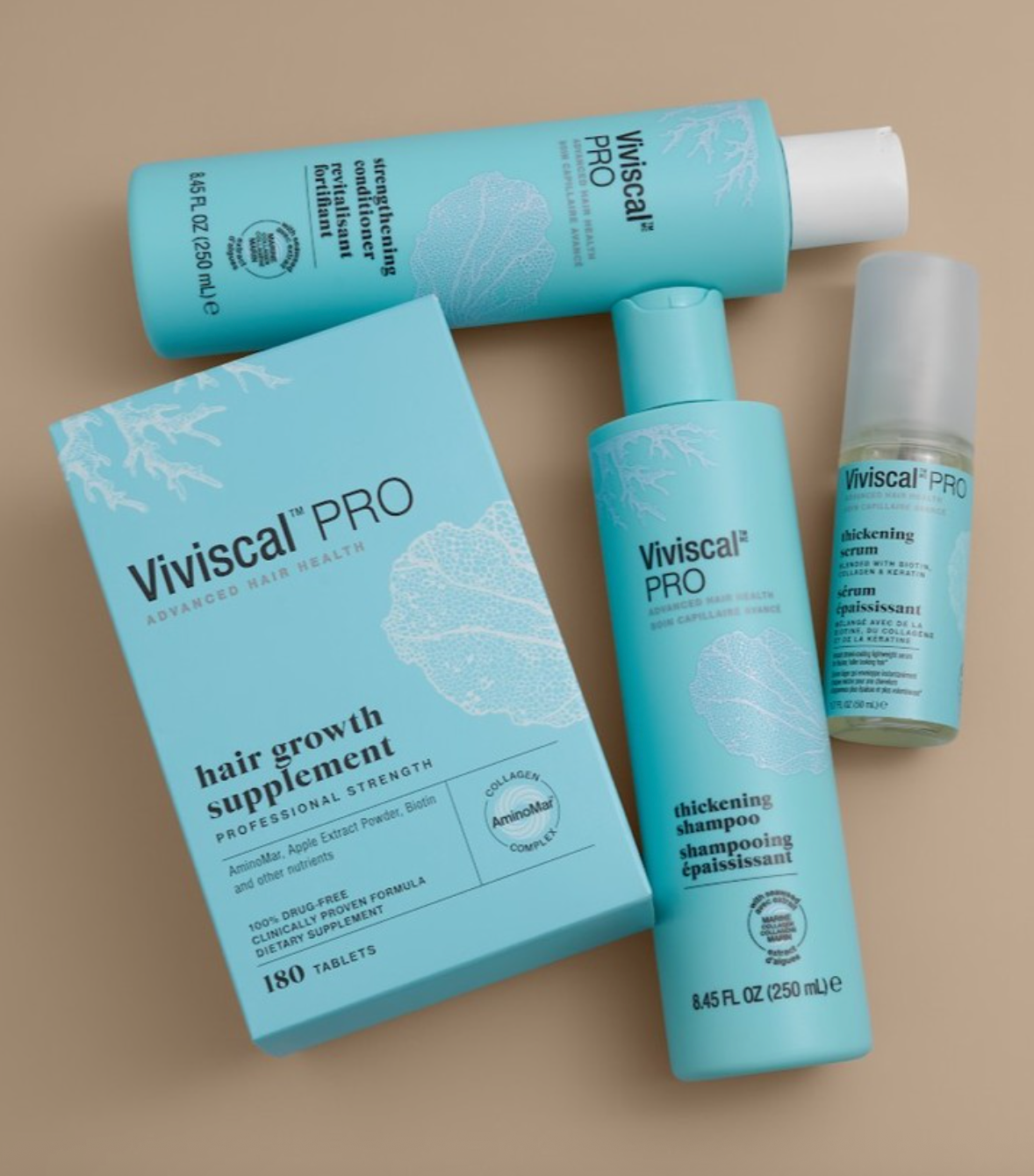 Viviscal Professional PRO 60/180 Tabs (Hair Growth Supplements)