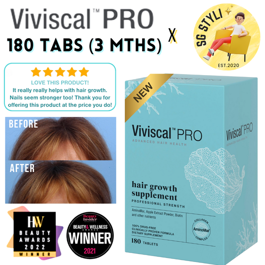 Viviscal Professional PRO 60/180 Tabs (Hair Growth Supplements)