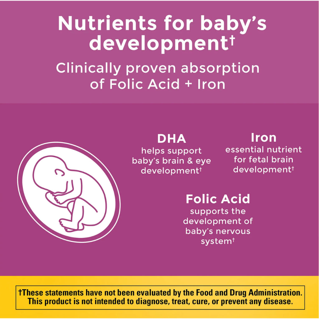 Nature Made Prenatal Multivitamin Folic Acid+DHA 150 Softgels (Healthy Pregnancy)
