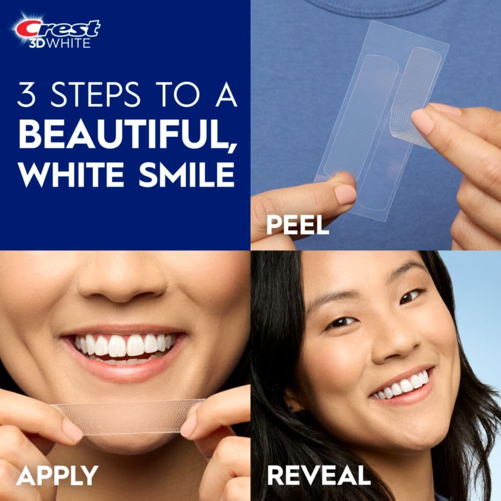 Crest 3D White Strips Professional Effects Advanced 40 + 20 Strips Whitening Kit 30 Treatments