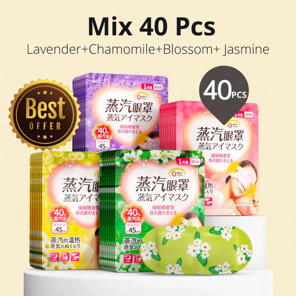 Steam Eye Mask Eye Protection Steam Hot Eye Mask Heating (Better Sleep)